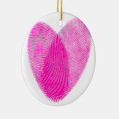 Fingerabdruck Keramik Ornament (Rechts)