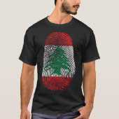 Fingerabdruck - Libanon T-Shirt (Vorderseite)