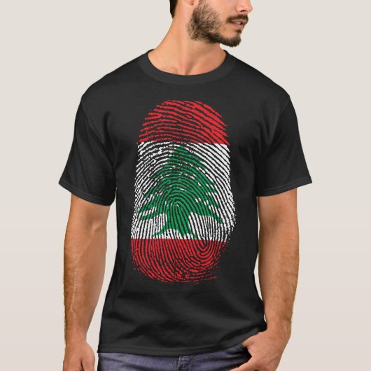 Fingerabdruck - Libanon T-Shirt (Vorderseite)