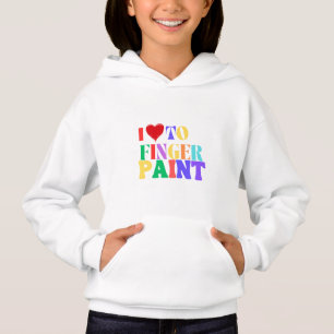 Fingerabdruck-Magie - i Liebe der Druckkunst Hoodie