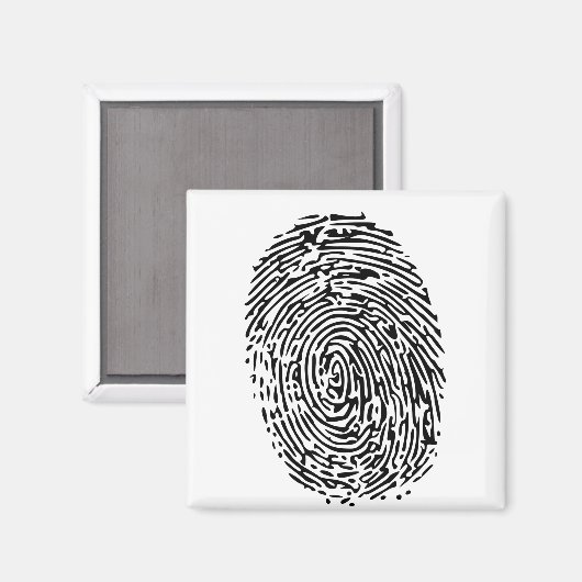 Fingerabdruck Magnet (Vorderseite/Rückseite)