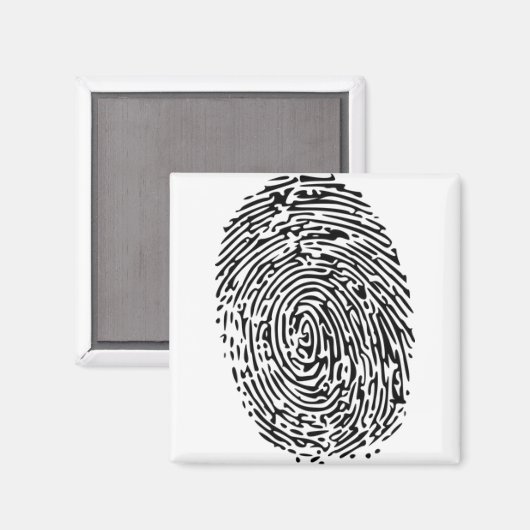 Fingerabdruck Magnet (Vorderseite/Rückseite)