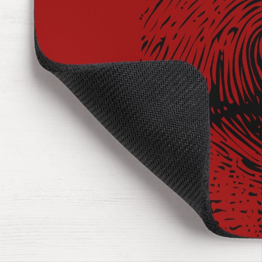 Fingerabdruck Mousepad (Ecke)