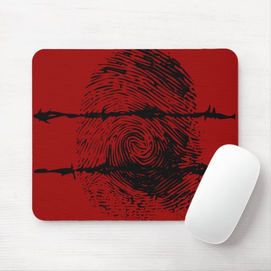 Fingerabdruck Mousepad (Mit Mouse)