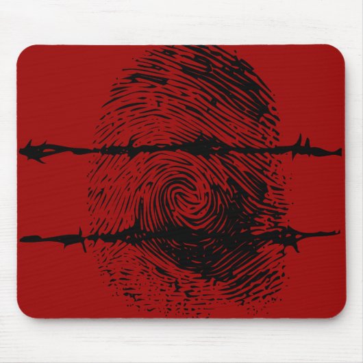 Fingerabdruck Mousepad (Vorne)