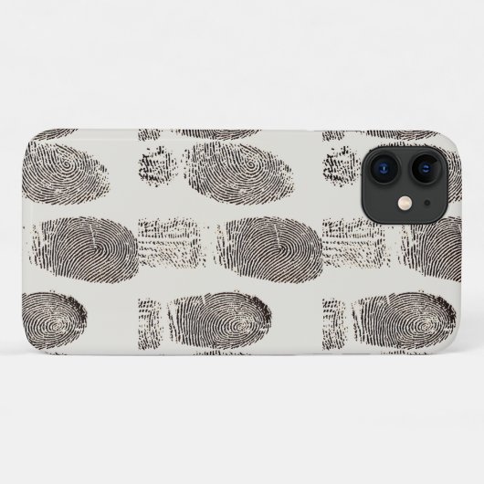 Fingerabdruck Muster Print Apple iPhone 11 Fall Case-Mate iPhone Hülle (Rückseite (Horizontal))