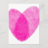 Fingerabdruck Postkarte (Vorderseite)