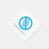 Fingerabdruck-resistente Unterschrift Napkins Serviette (Ecke)