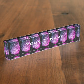 Fingerabdruck-Rückwärtsdruck Namensplakette (Seite)