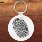Fingerabdruck Schlüsselanhänger (Vorderseite)