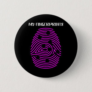 Fingerabdruck Spaß T1d Typ 1 Diabetes Bewusstsein Button