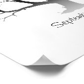 Fingerabdruck-Struktur 11"x14" Poster (Ecke)