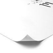 Fingerabdruck-Struktur, GuestBook, Thumbprint-Stru Poster (Ecke)