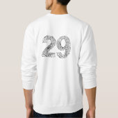 Fingerabdruck T des Motor-29 Sweatshirt (Rückseite)