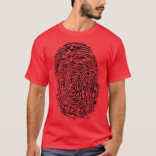 Fingerabdruck-T - Shirt (Vorderseite)
