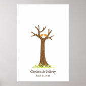 Fingerabdruck-Tree (Sweet)-Poster Poster (Vorne)