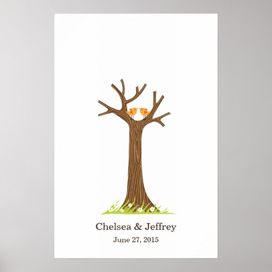 Fingerabdruck-Tree (Sweet)-Poster Poster (Vorne)