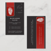 Fingerabdruck Visitenkarte (Vorne/Hinten)