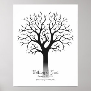 Fingerabdruckbaum 28cmx35,5cm poster