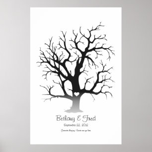 Fingerabdruckbaum 81x122cm poster
