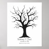 Fingerabdruckbaum C - 11"x14" Poster (Vorne)
