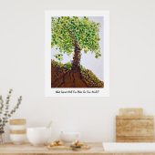 Fingerabdruckbaum Poster (Küche)