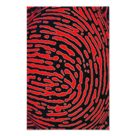 Fingerabdruckblase Fotodruck