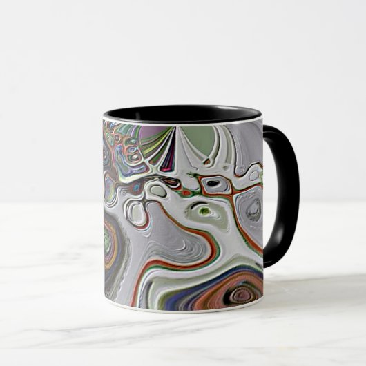 "Fingerabdrücke" Combo-Tasse Tasse (VorderseiteRechts)