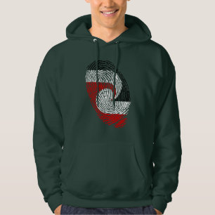 Fingerabdrücke der Maori-Flagge Hoodie