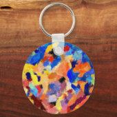 Fingerabdrücke, Origne-Kunst-Malerei Schlüsselanhänger (Vorderseite)