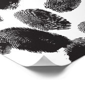 Fingerabdrücke Poster (Ecke)
