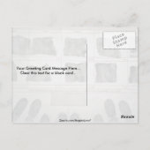 Fingerabdrücke Postkarte (Rückseite)