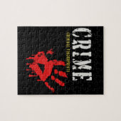 Fingerabdrücke von Kriminellen Puzzle (Horizontal)