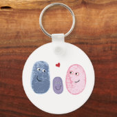 Fingerabdruckfamilie Schlüsselanhänger (Vorderseite)