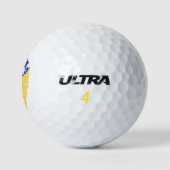 Fingerabdruckflagge der bosnischen Touch Golfball (Logo)