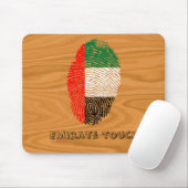 Fingerabdruckflagge der Emirat-Touch Mousepad (Mit Mouse)