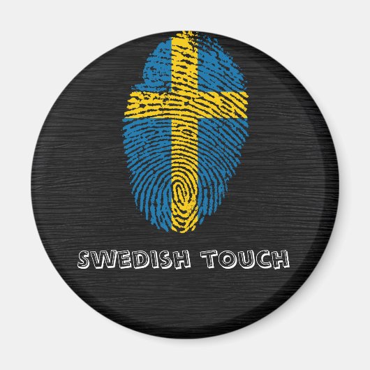 Fingerabdruckflagge der schwedischen Touch Magnet (Vorne)