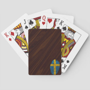 Fingerabdruckflagge der schwedischen Touch Spielkarten