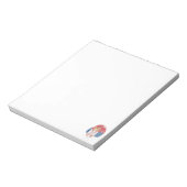 Fingerabdruckflagge der serbischen Touch Notizblock (Rotiert)