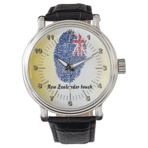 Fingerabdruckflagge für die neuseeländische Touch Armbanduhr