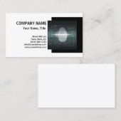 Fingerabdruckkarte des Privatdetektors Visitenkarte (Vorne/Hinten)