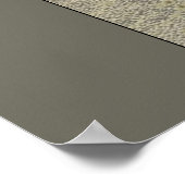 Fingerabdruckkuss Poster (Ecke)