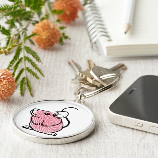 Fingerabdruckmaus Schlüsselanhänger (Seite)