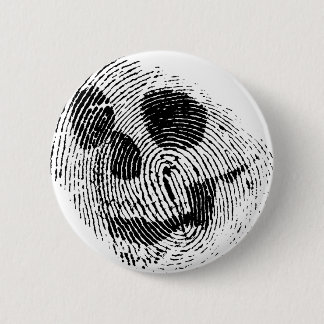 Fingerabdruckschädel Button