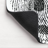 Fingerabdruckschädel Mousepad (Ecke)