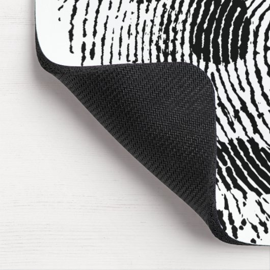 Fingerabdruckschädel Mousepad (Ecke)