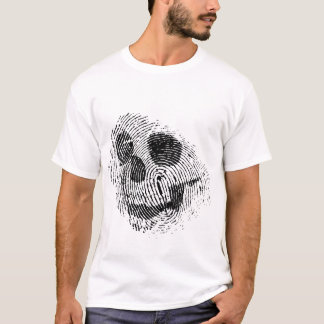Fingerabdruckschädel T-Shirt