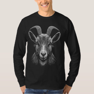 Fingerabdruckstil - Mama des ZiegenVaters T-Shirt