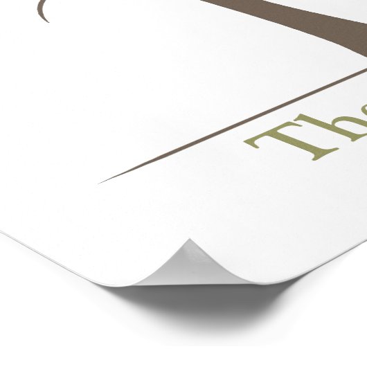 Fingerabdruckstruktur Poster (Ecke)