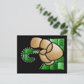 Fingeralphabet G Postkarte (Stehend Vorderseite)